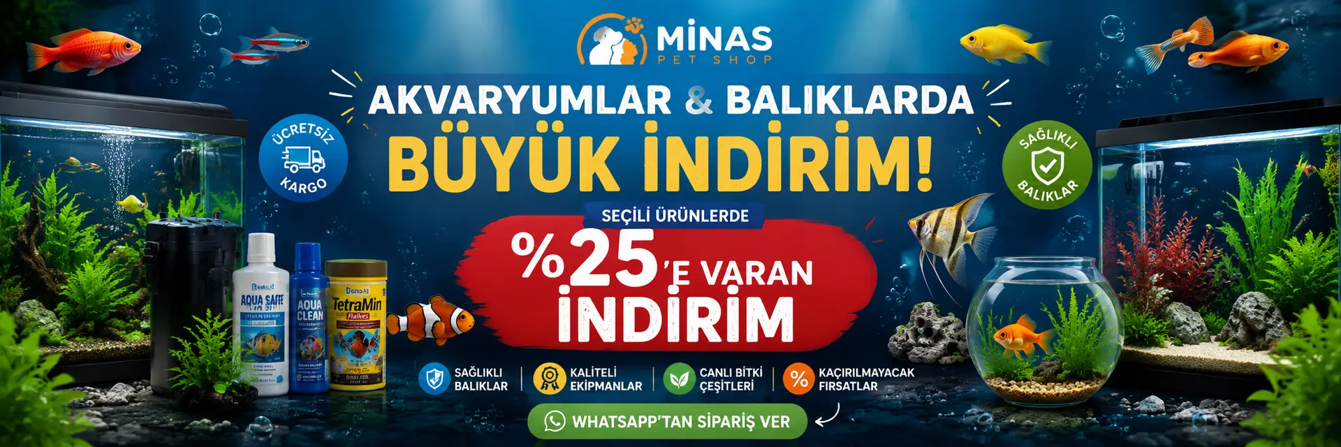 Akvaryum Ürünlerinde Yeni Sezon