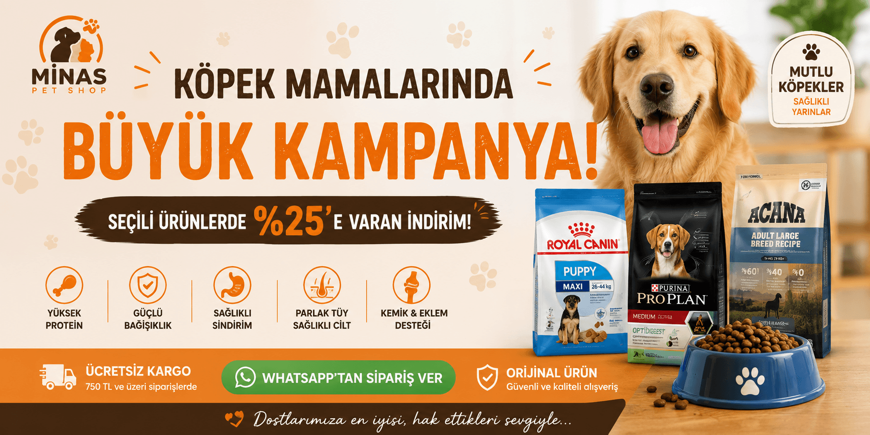 Köpek Mamalarında Fırsatlar