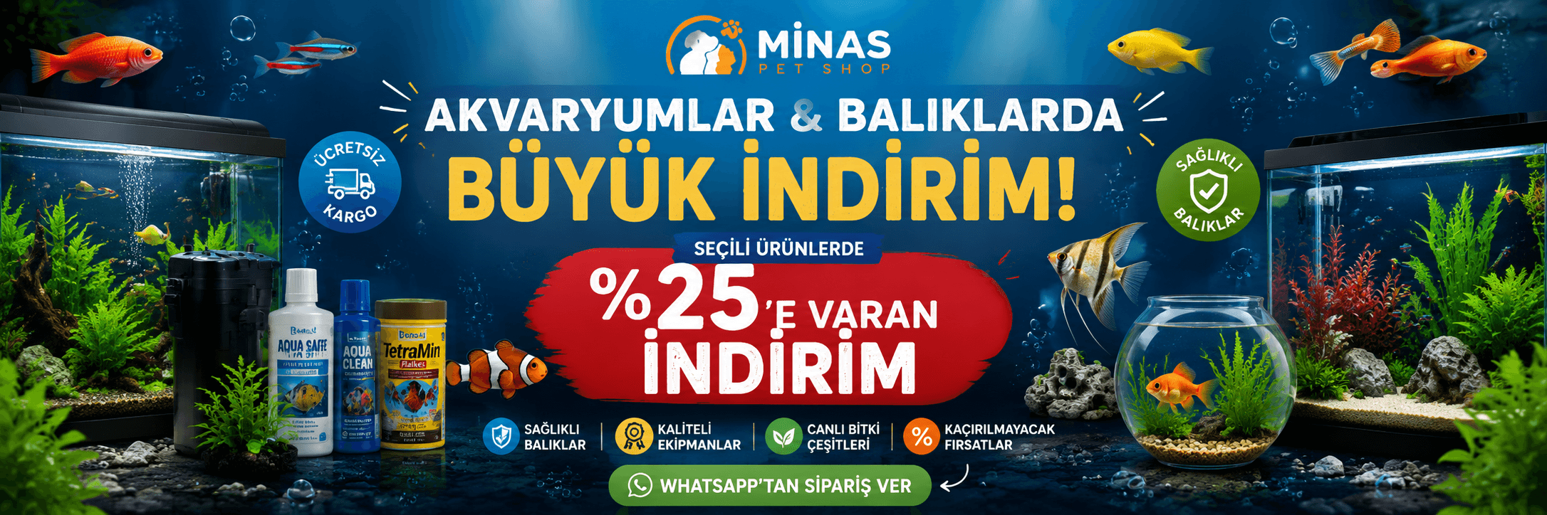 Akvaryum Ürünlerinde Yeni Sezon