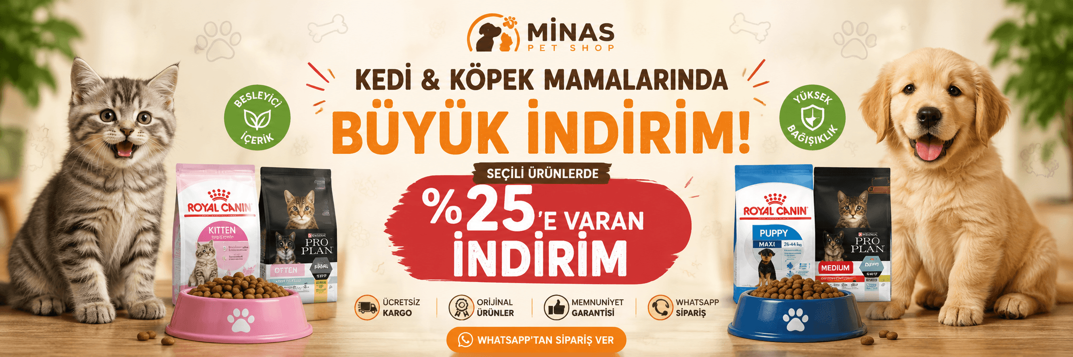 Kedi & Köpek Mamalarında Kampanya Sezonu